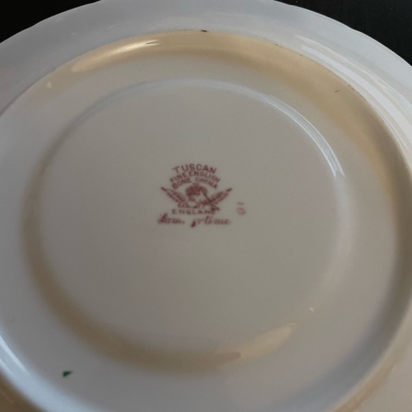 Tuscan Fine English bone China Gravy Boat and Plate - Picture 8 of 8